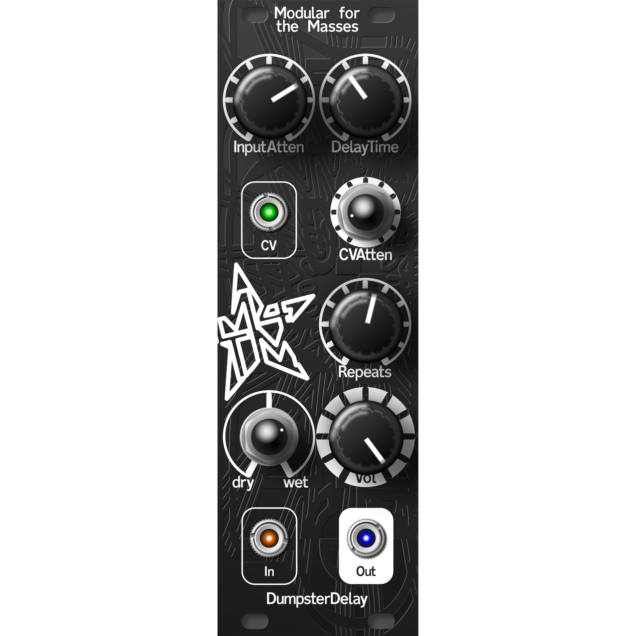 Duck - 4HP Ducking Mixer Module — Hive Mind Synthesis